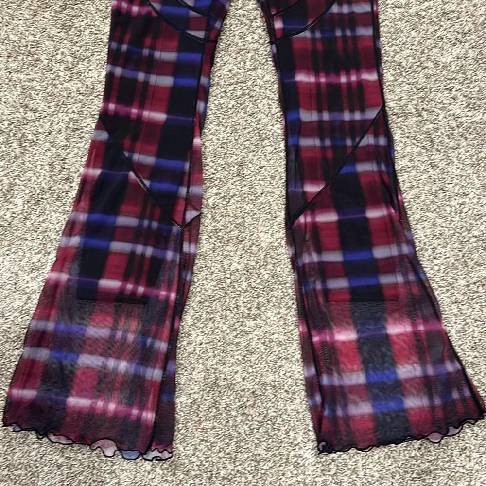 Free People See You Through Printed Flare Pants - Picture 6 of 6